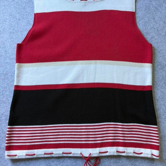 Christopher & Banks Sweaters - Christopher and Banks Sleeveless Summer Sweater Size L 100% cotton. Nautical